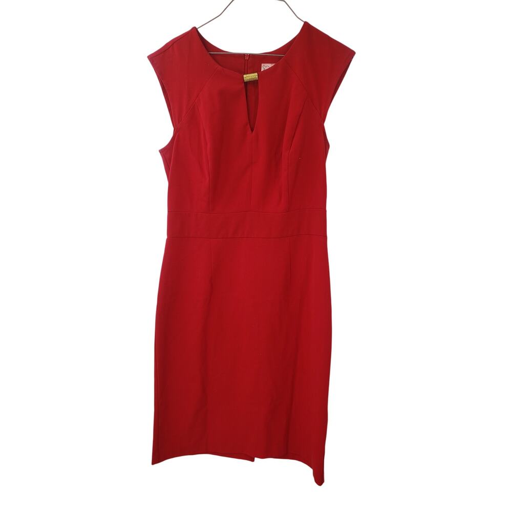 EMMA & MICHELE Red Short Sleeve Dress Womens Size 6